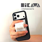 Wavy Triangle Recycled Stone &mdash; MagSafe PopGrip image number 3